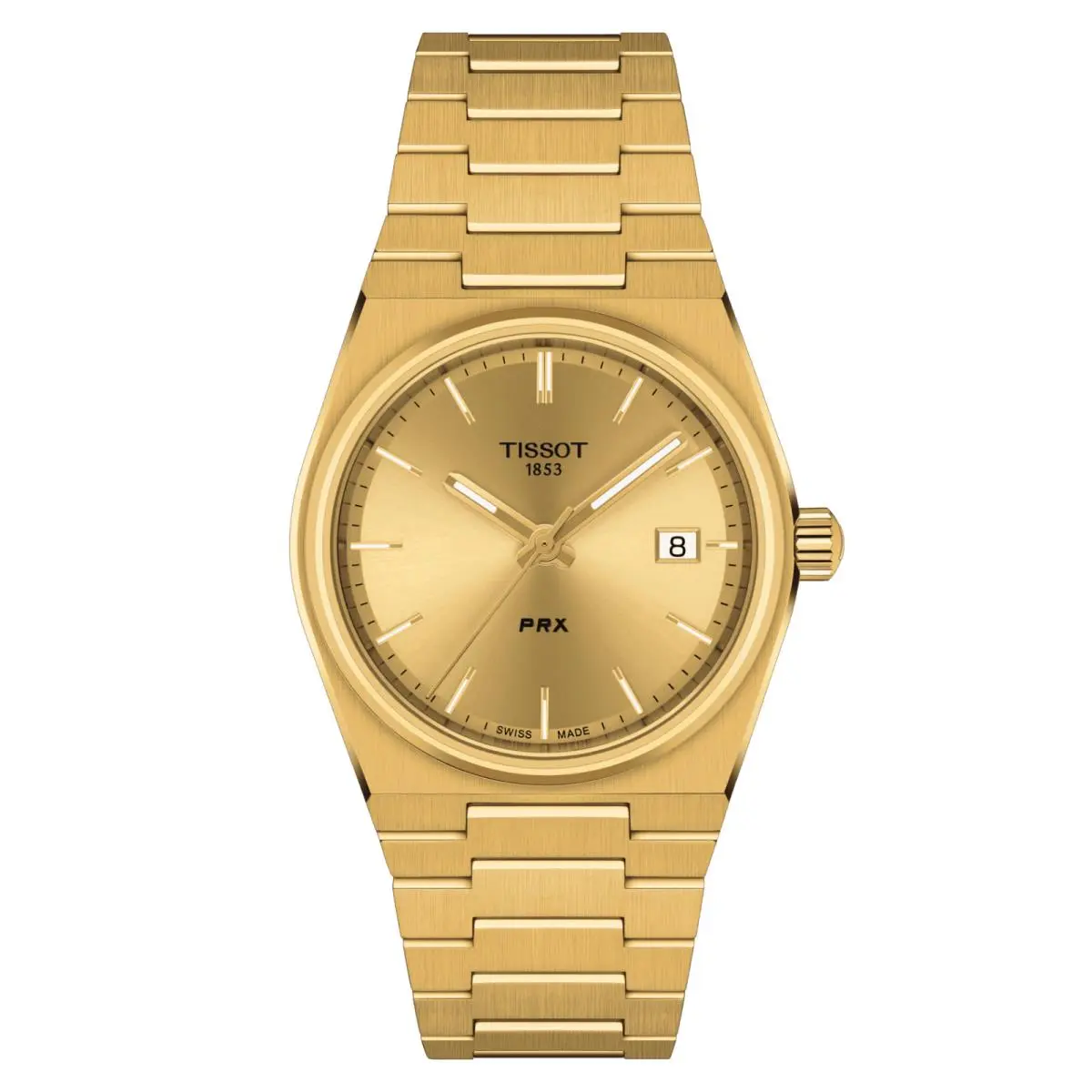 Prx 35MM All Gold Tone Watch T137.210.33.021.00 by Tissot