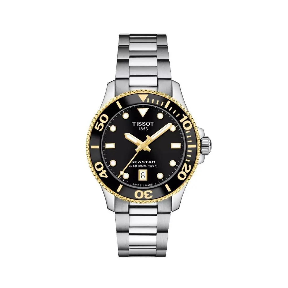 Seastar 1000 Women`s Black Dial Quartz Watch T120.210.22.051.0 by Tissot