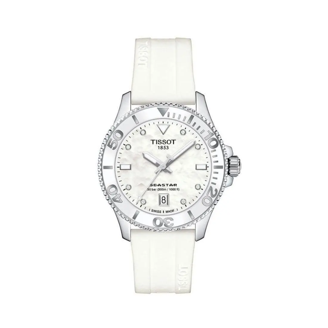Tissot Seastar 1000 Women`s Mother of Pearl Dial Quartz Watch T120.210.17.116.00