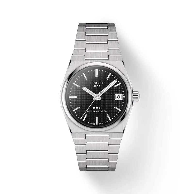 Tissot Prx 35mm Black Dial Stainless Steel Watch T1372071105100
