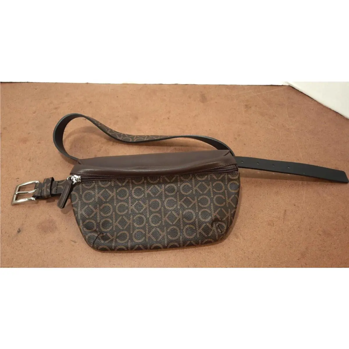 Calvin Klein Fanny Cross Body Hip Pack Brown Handbags