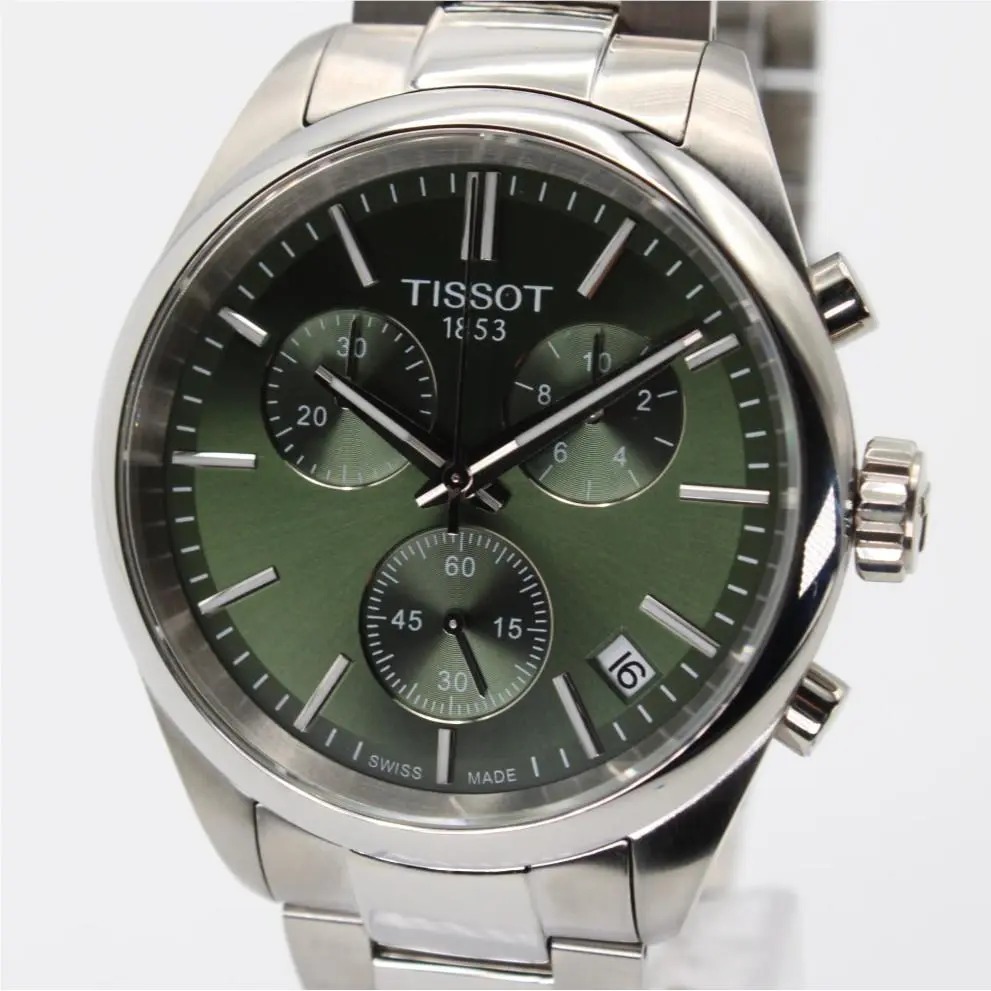 Tissot PR 100 T150.417.11.091.00 Green Dial Men`s Watch 40mm