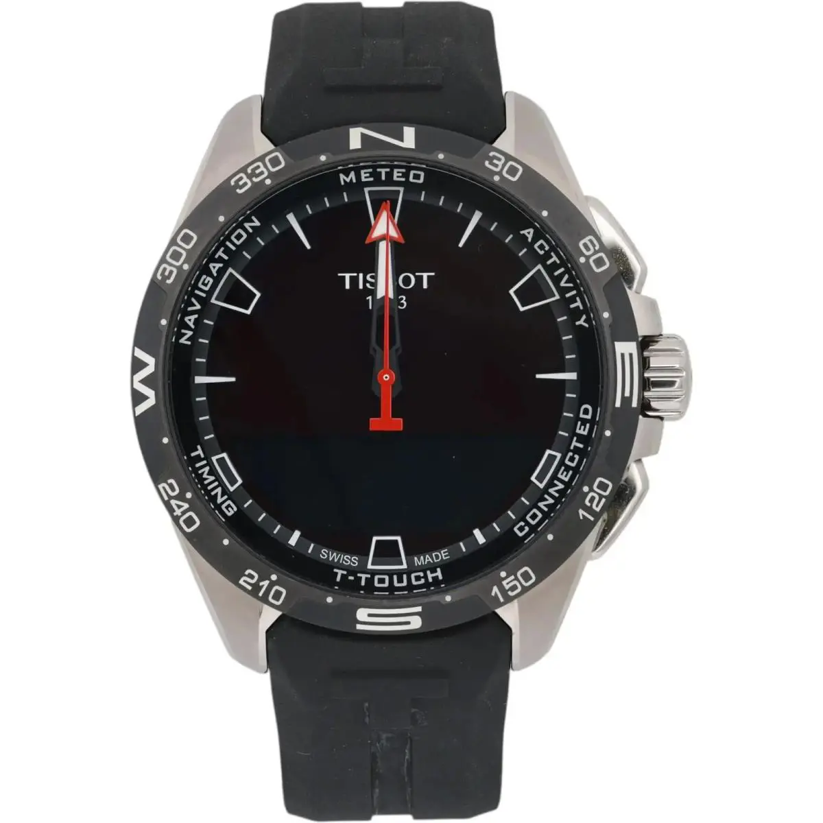 Tissot T-touch Connect Solar Steel Black Dial Quartz Watch T121.420.47.051.03 - Dial: Black, Band: Black, Bezel: Black