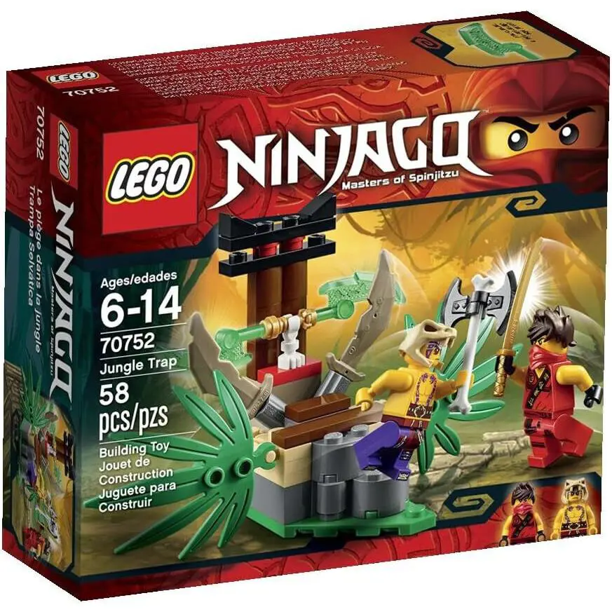 Lego Jungle Trap 70752 Ninjago Minifigure Building Set