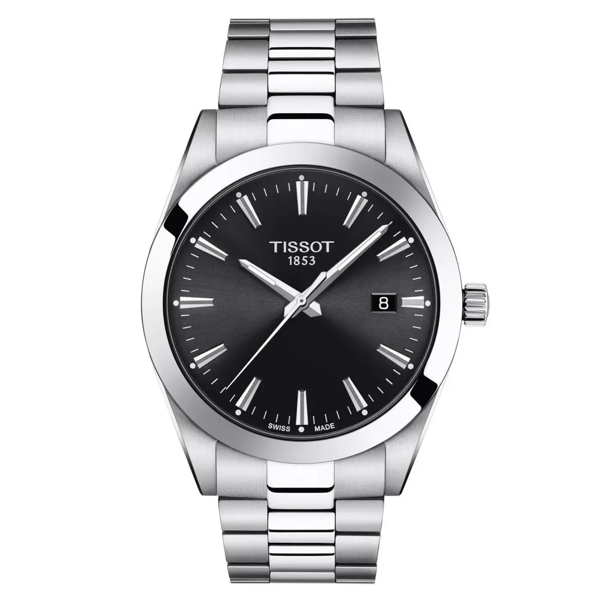 Gentleman 40 mm Black Dial Classic Swiss Quartz Watch T127.410.11.051.00 by Tissot