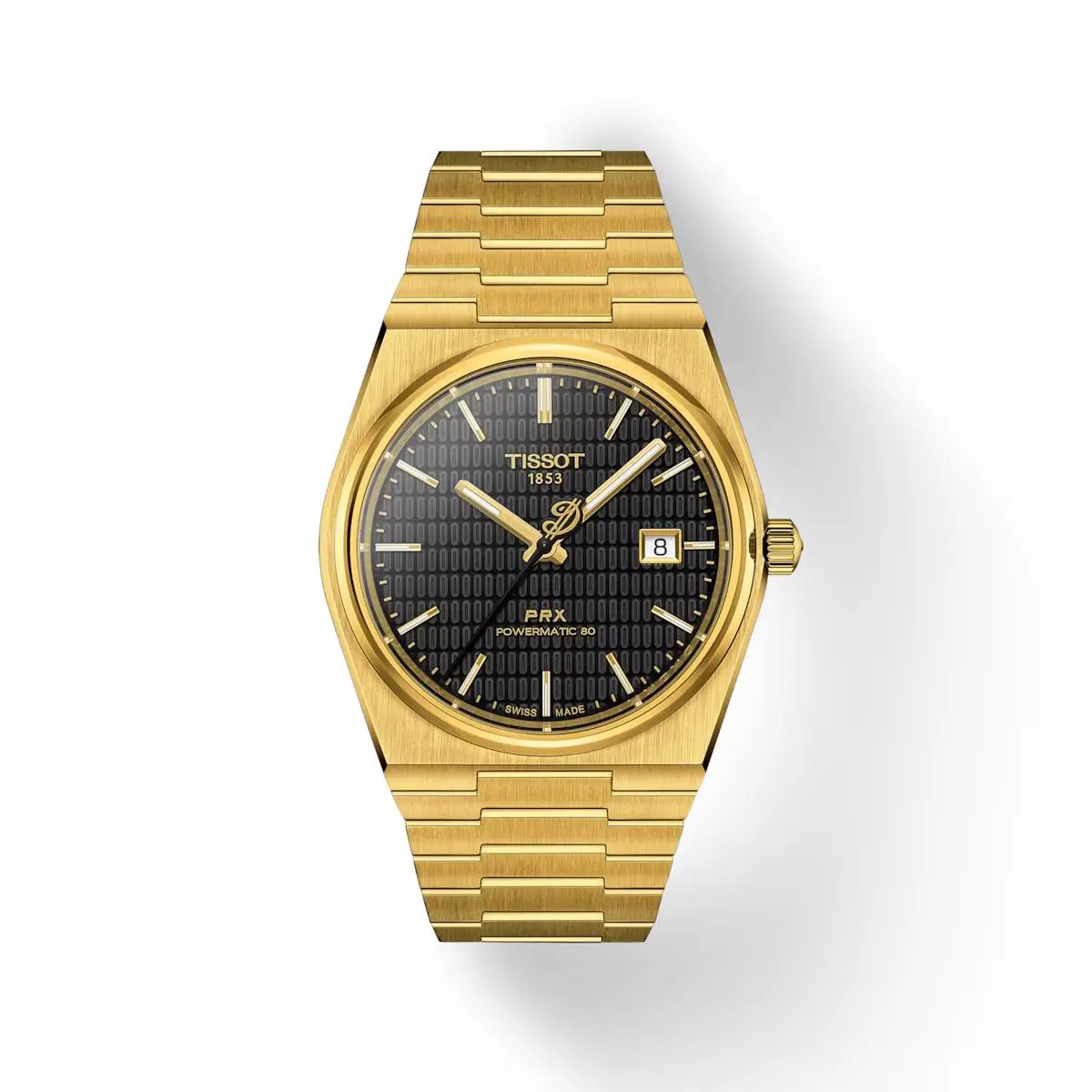 Tissot Prx Powermatic 80 Damian Lillard Special Edition T137.407.33.051.00 - Dial: Black, Band: Gold