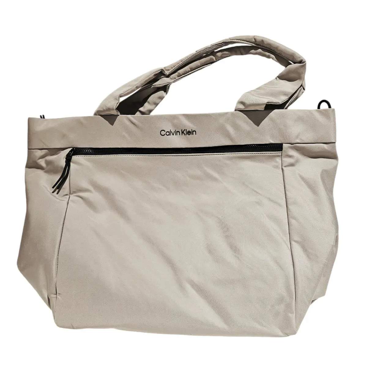Calvin Klein Light Grey Large Tote Bag