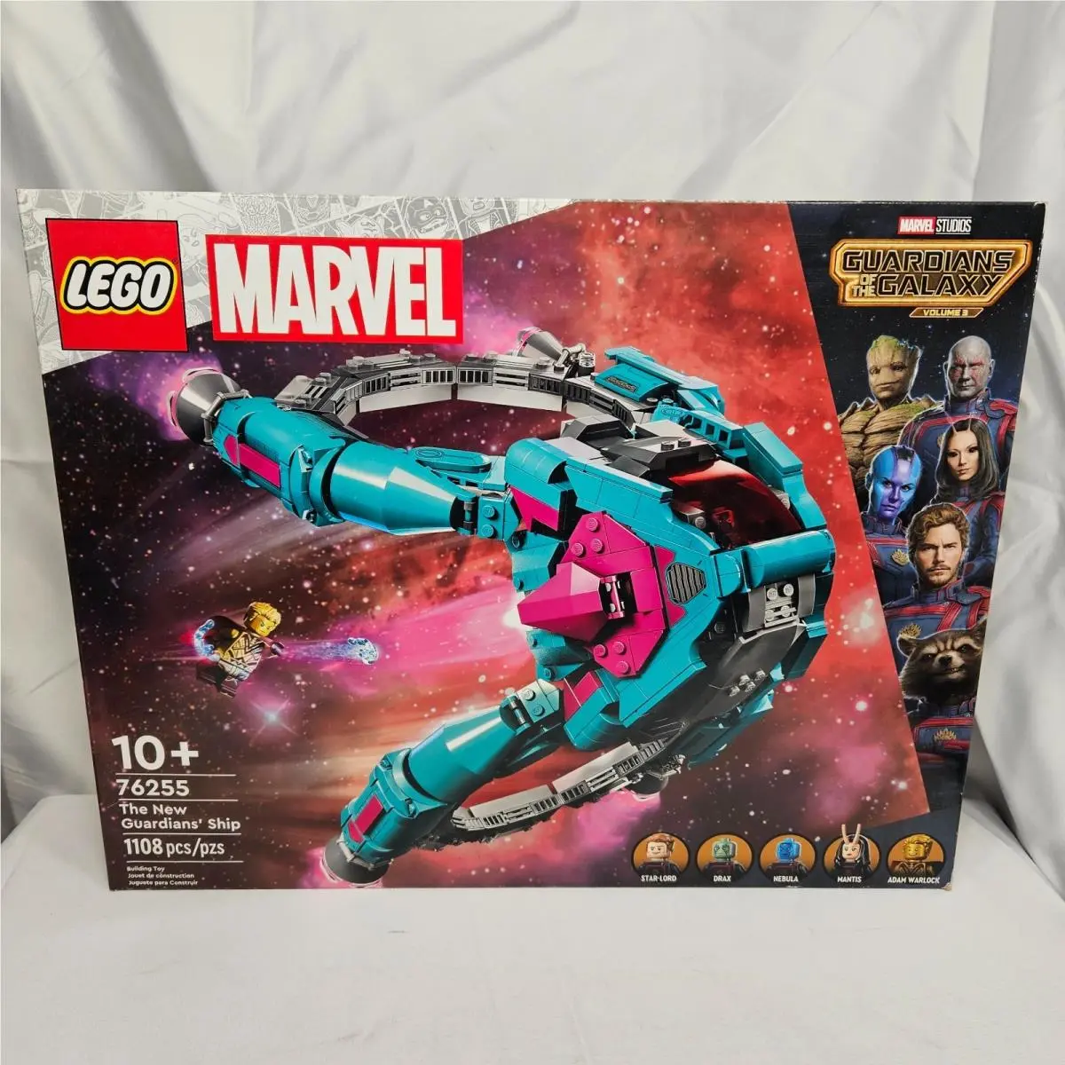 Lego Marvel The Gaurdians` Ship Set 76255 1108 Pieces