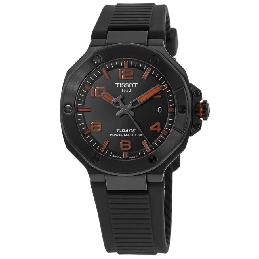T-race Powermatic 80 Automatic Black Men`s Watch T141.807.37.057.00 by Tissot