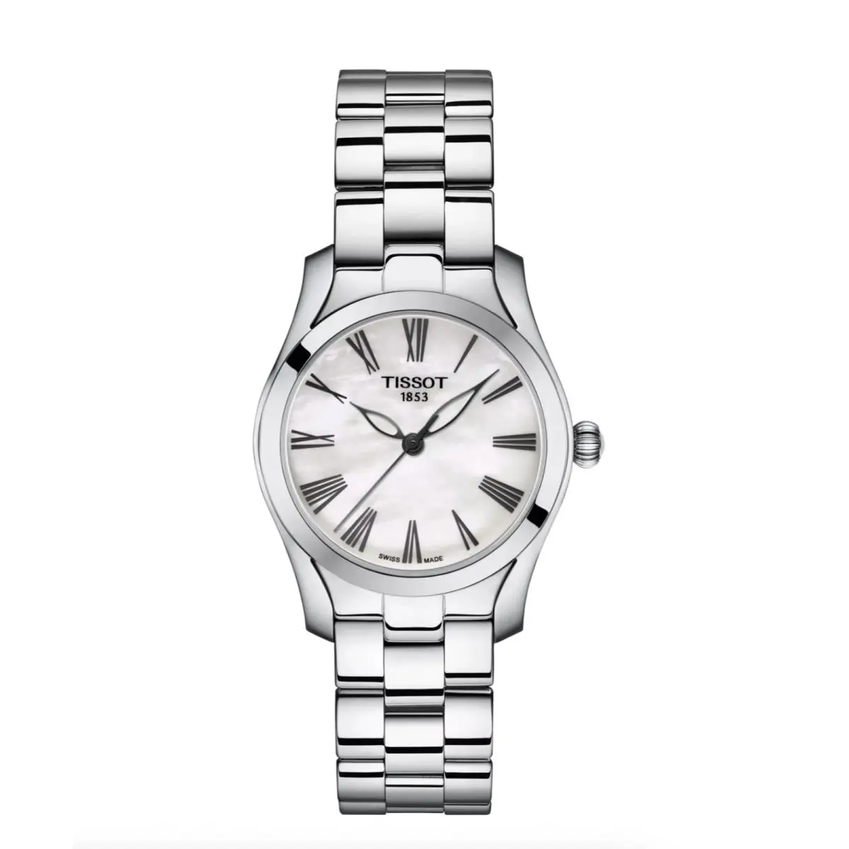 Tissot T-wave T112.210.11.113.00 30 mm Mop Stainless Steel Quartz Women`s Watch