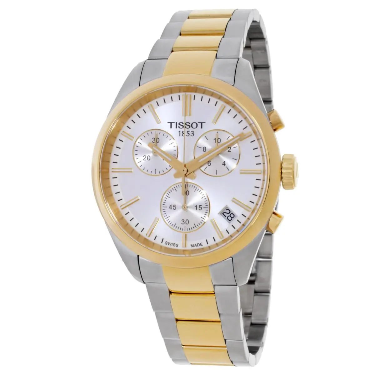 PR 100 Chronograph Quartz Silver Dial Men`s Watch T1504172203100 by Tissot