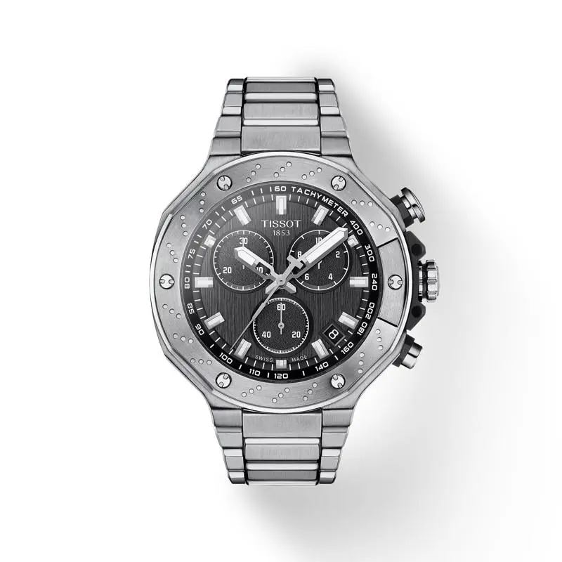 Tissot T-race Chronograph Black Dial Stainless Steel Watch T141.417.11.051.01