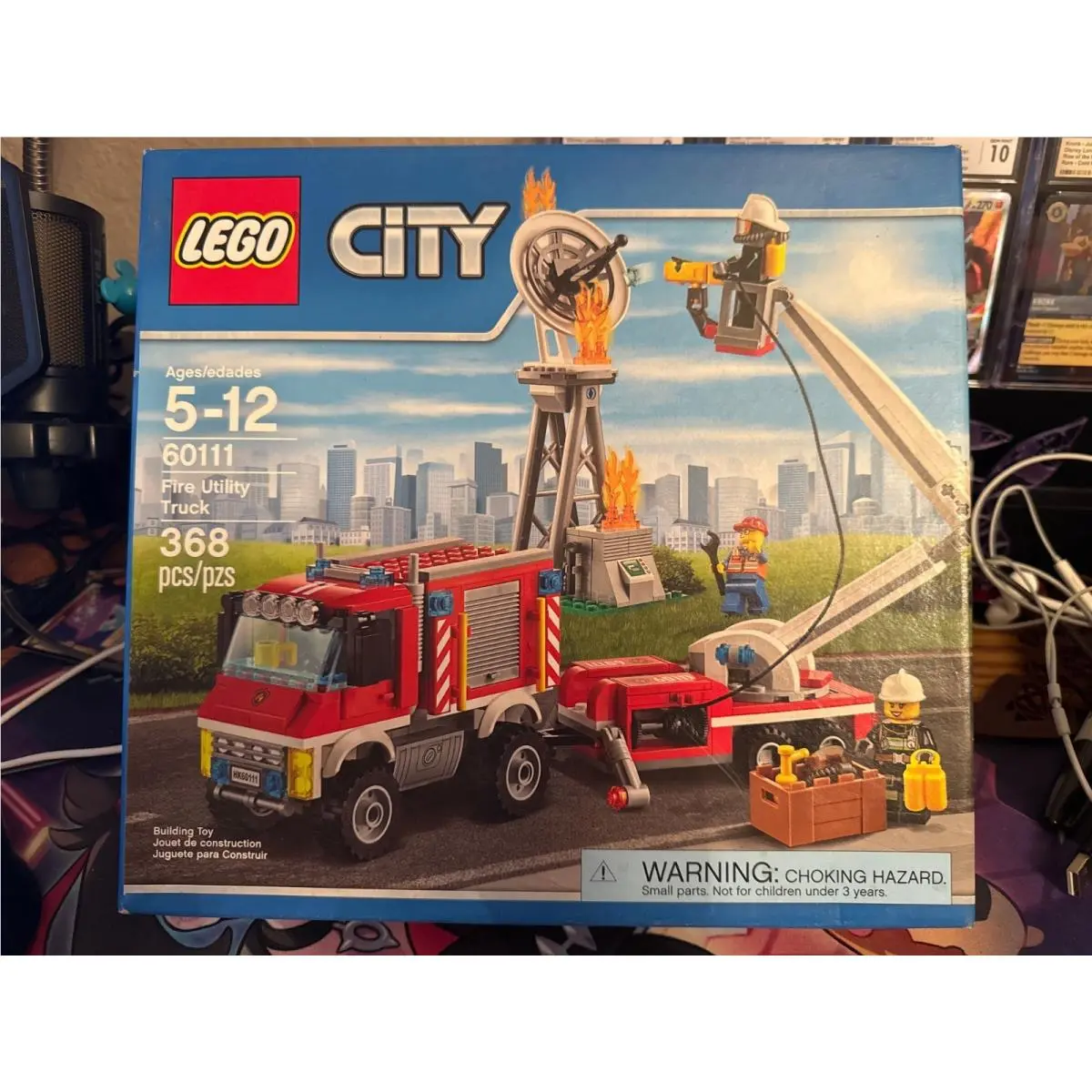 City Fire Utility Truck Set Lego 60111 - - See Description