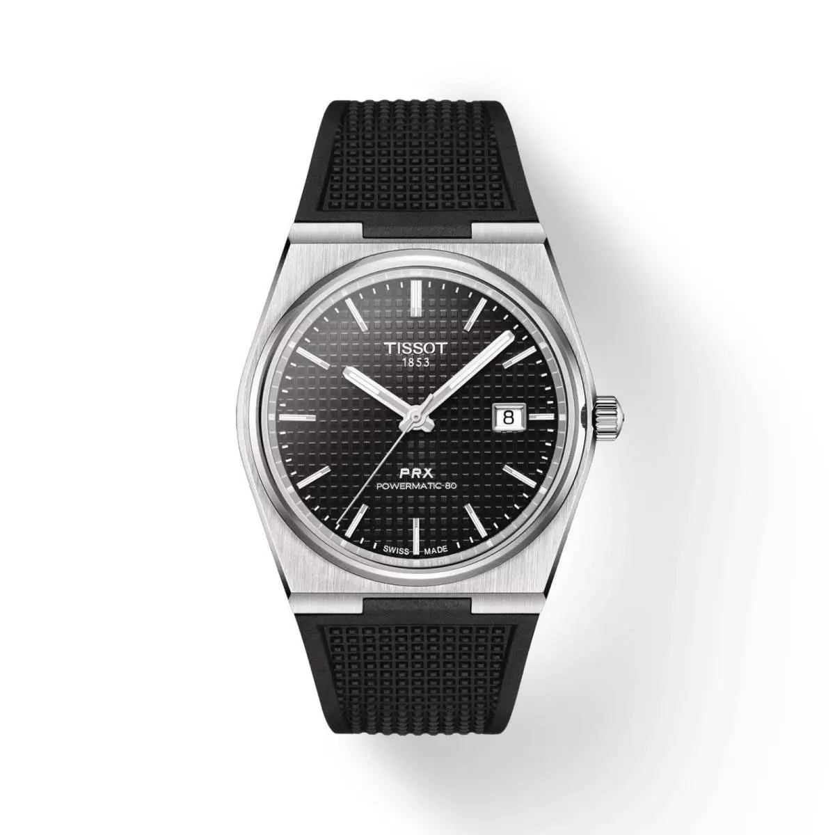 Tissot Prx 40mm Powermatic 80 Black Dial Unisex Watch T1374071705100