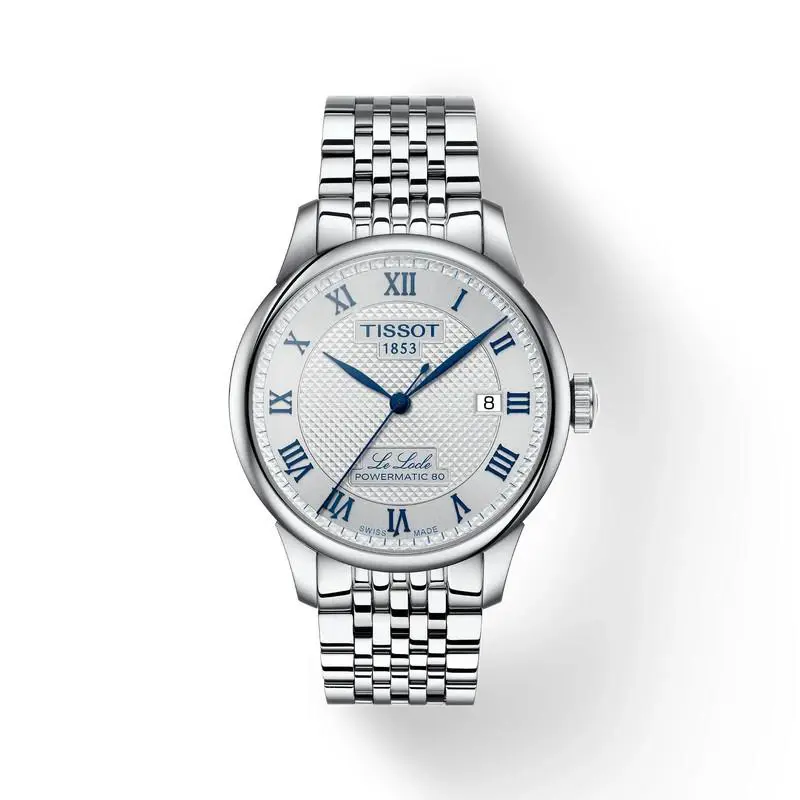 Tissot Le Locle 20th Anniversary 39.3mm Silver Dial Watch T0064071103303