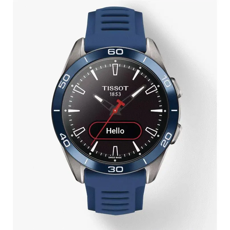 Tissot T-touch Connect Sport Collection Blue Belt Men`s Watch T1534204705101