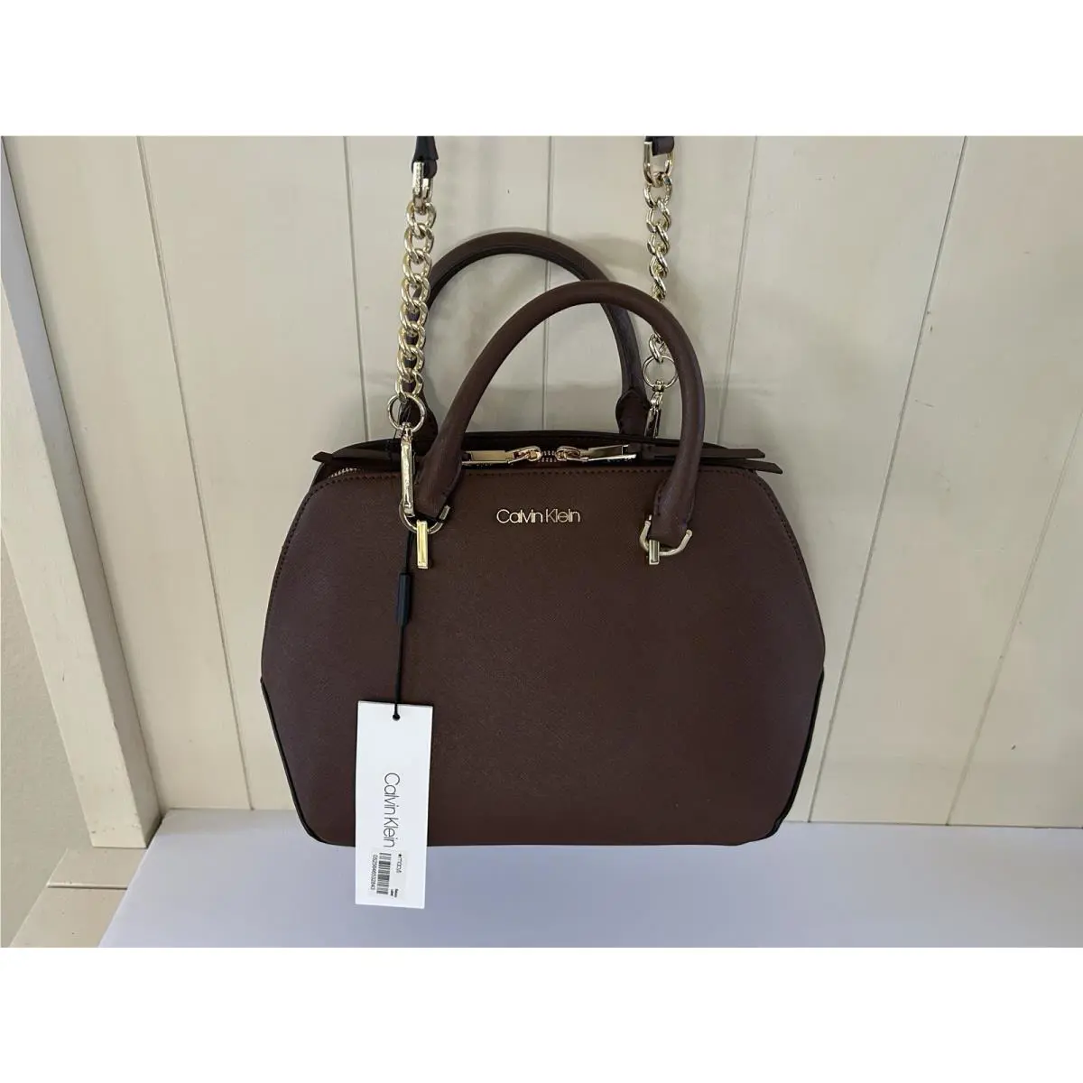Calvin Klein Hayden H9JDJQQ1 Crossbody Purse Handbag - Walnut Brown