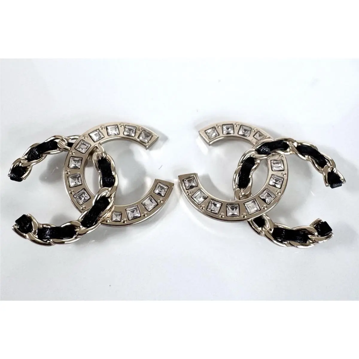 Chanel CH 5455QB CH 5457QB Gold Black Replacement Temple Side Icon