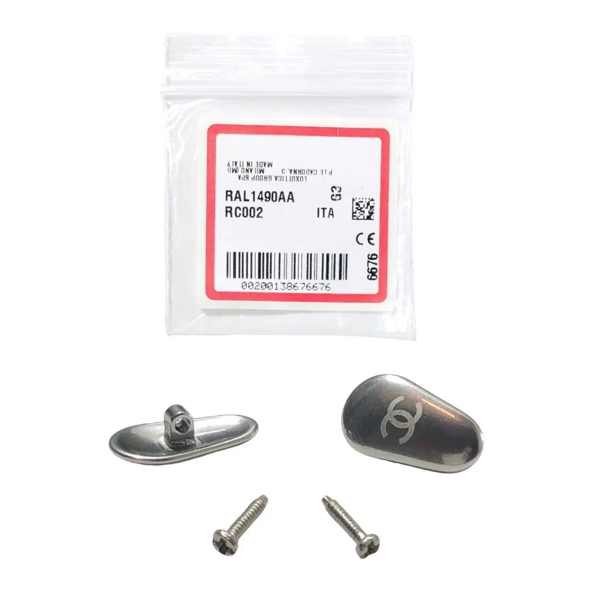 Chanel Nose Pads For Sunglasses Eyeglasses Titanium Limited Edition with Screws