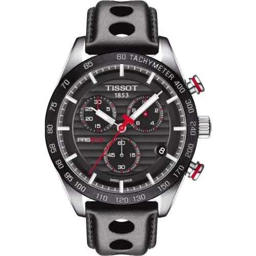 Prs 516 Chronograph Black Carbon Dial Men`s Watch T100.417.16.051.00 by Tissot