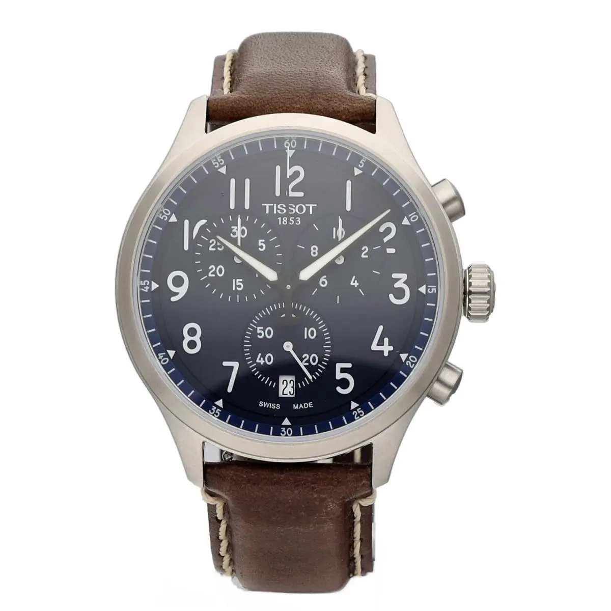 T116.617.16.042.00 Chrono XL Classic Steel 45 mm Blue Quartz Men`s Watch by Tissot