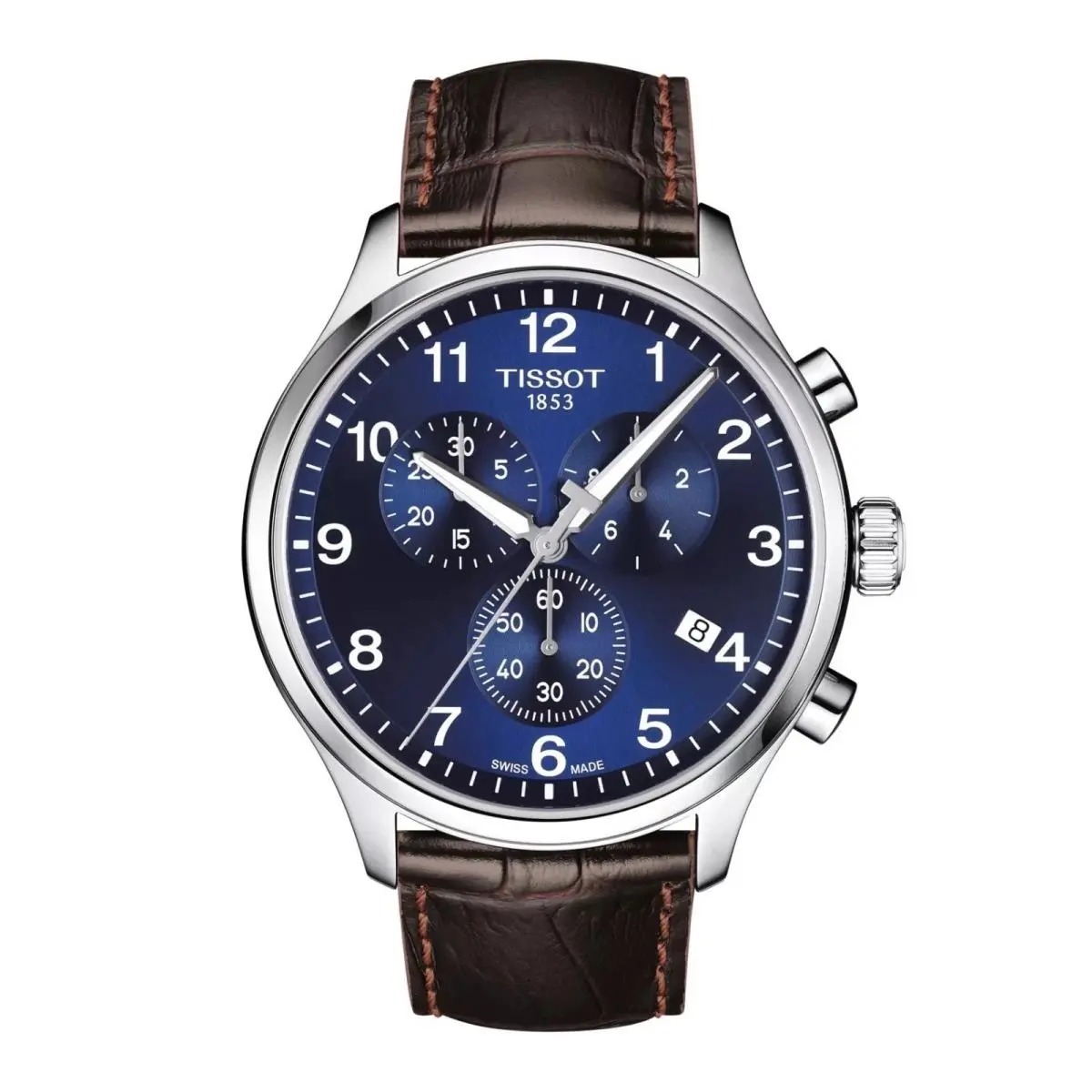 Men`s XL Vintage Chronograph Quartz Blue Dial Watch - T1166171604200 by Tissot