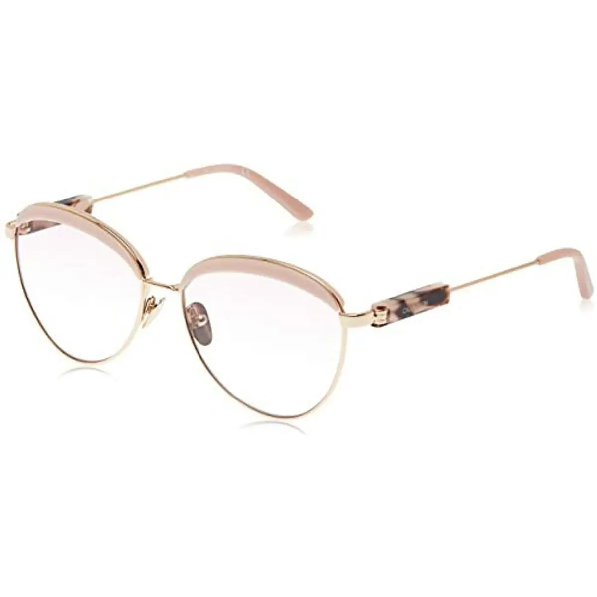 Calvin Klein CK 19101S 678 Light Pink Gold Sunglasses W/pink Gradient Lens