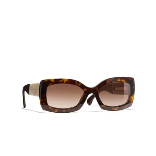Chanel Sunglasses - Dark Tortoise Frame Brown Gradient Lens