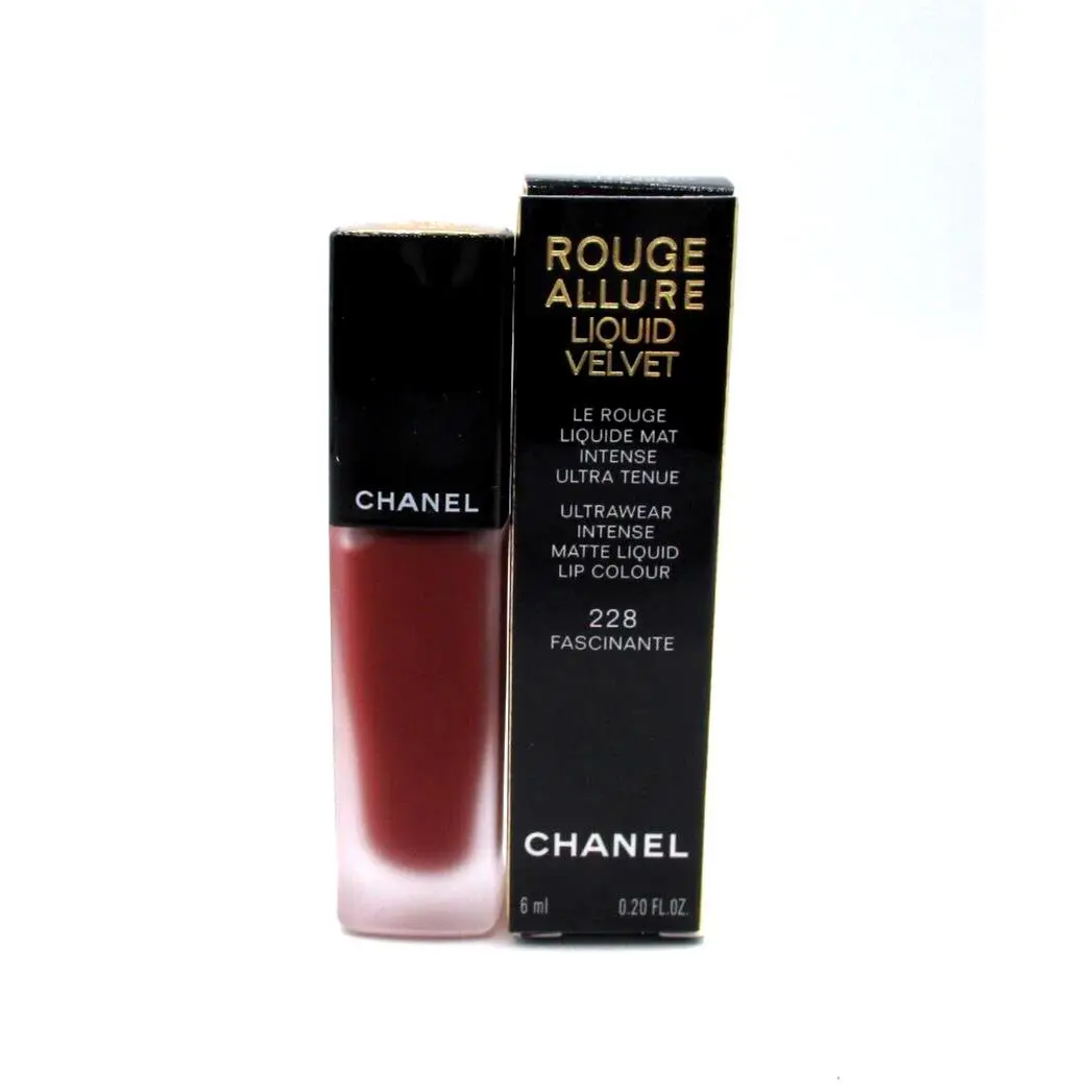 Chanel Ultrawear Intense Matte Liquid Lip Colour 228 Fascinante .20 oz