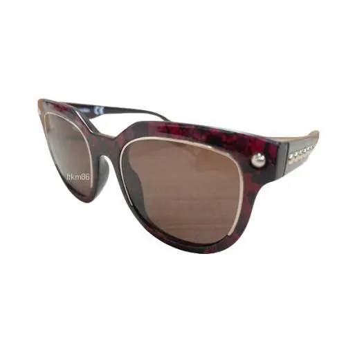 Calvin Klein CK3202S/623 Red Snake / Brown Sunglasses