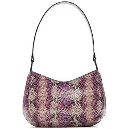 Calvin Klein Charlie Signature Top Zipper Shoulder Bag