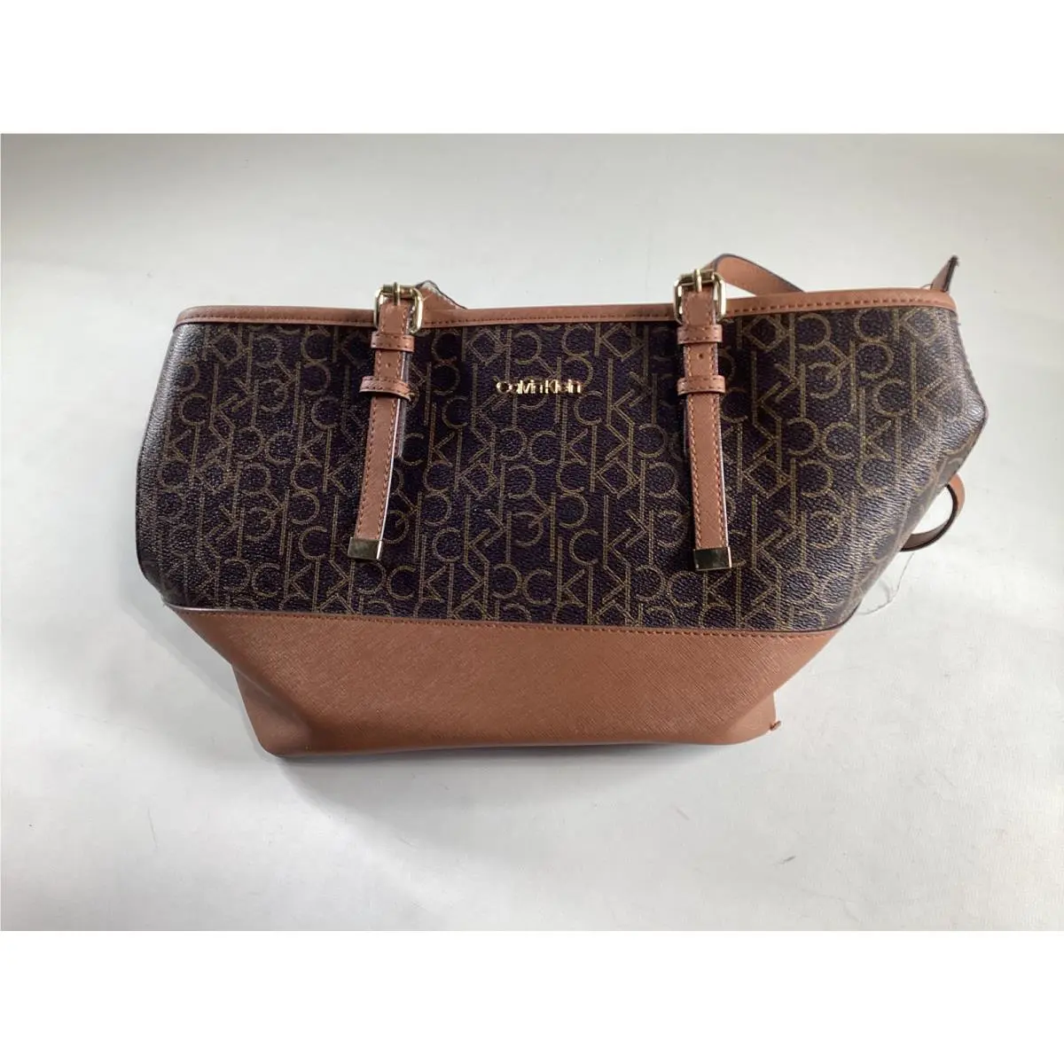 Women`s Calvin Klein Brown Purse Euc