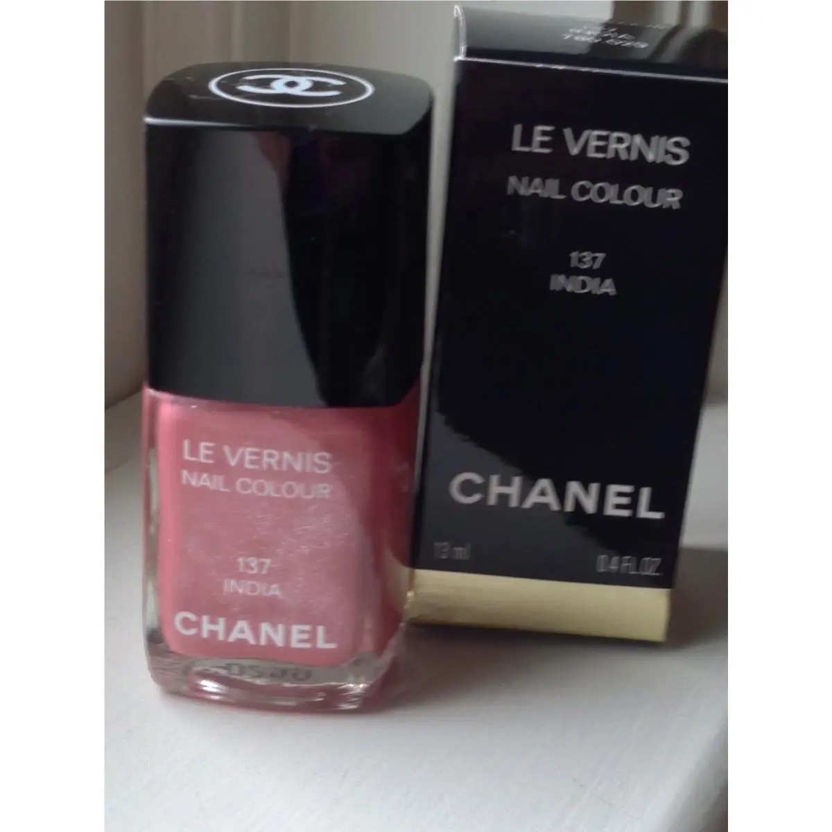 Chanel Le Vernis Nail Colour 137 India .44oz Rare Nail Polish Color Boxed