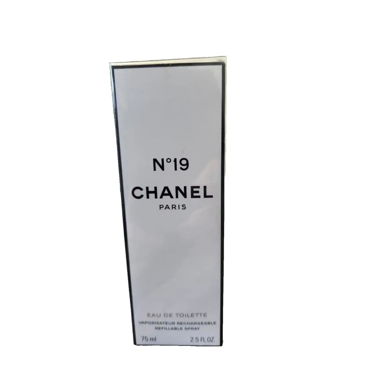 Nº 19 Chanel Eau DE Toilette 2.5oz 75ml Refillable Spray