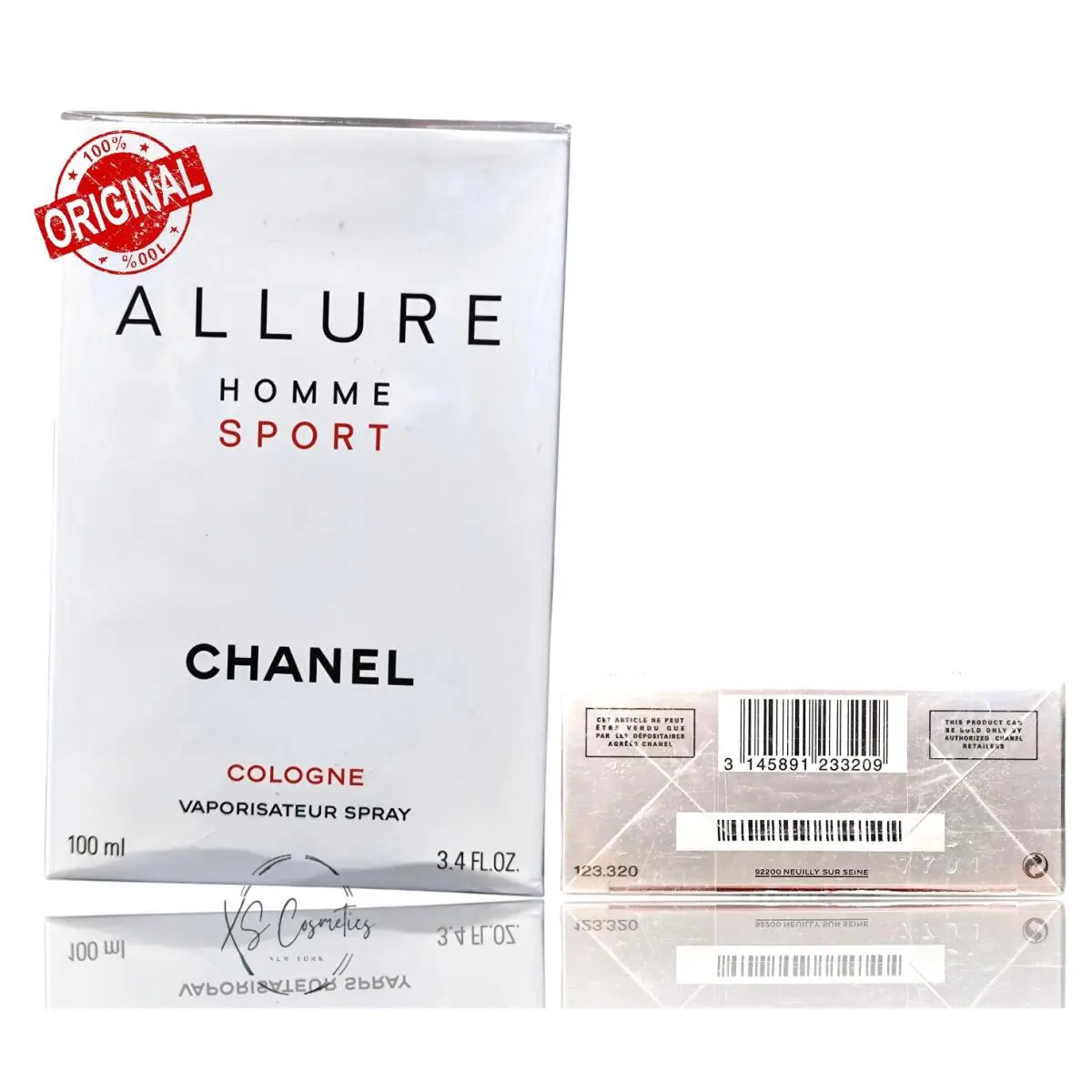 Allure Homme Sport By Chanel 3.4 oz / 100 ml Cologne Spray