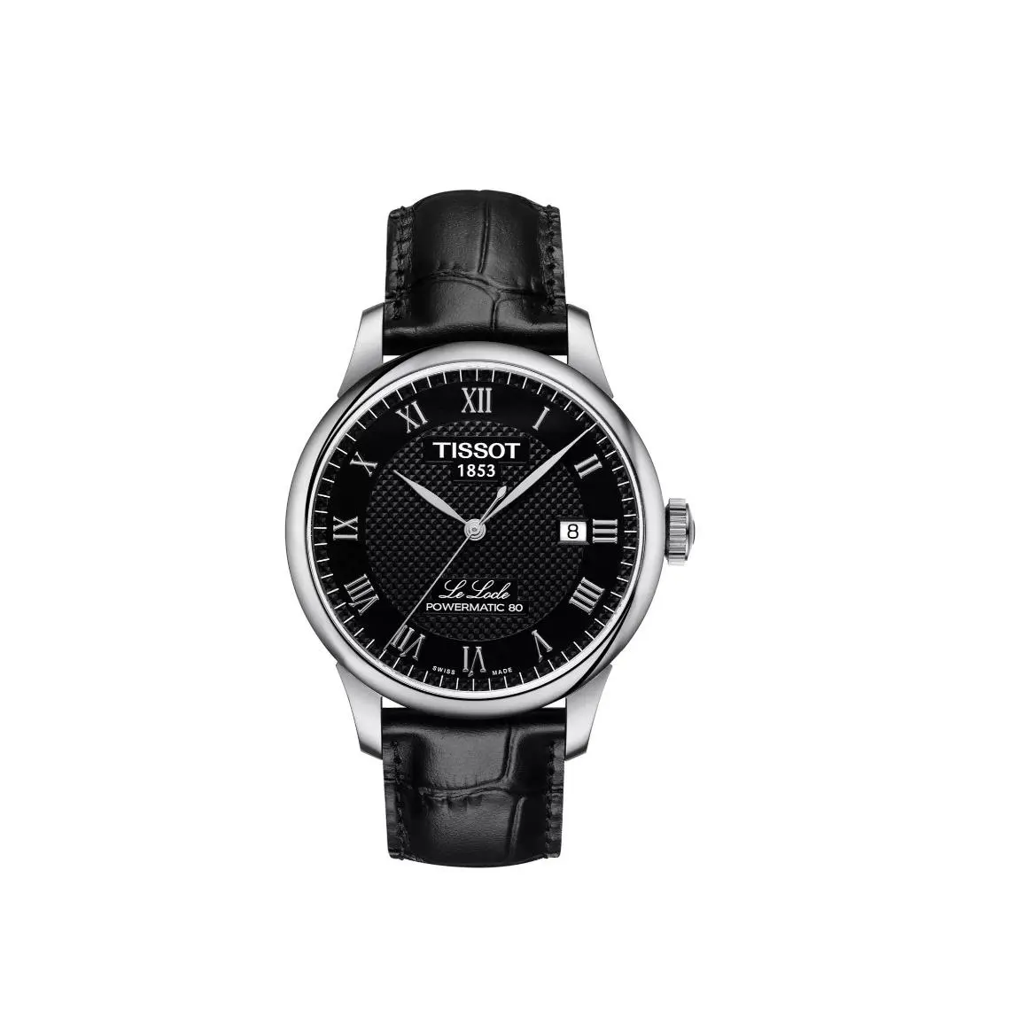 LE Locle Swiss Automatic Black Dial Men`s Watch T0064071605300 by Tissot