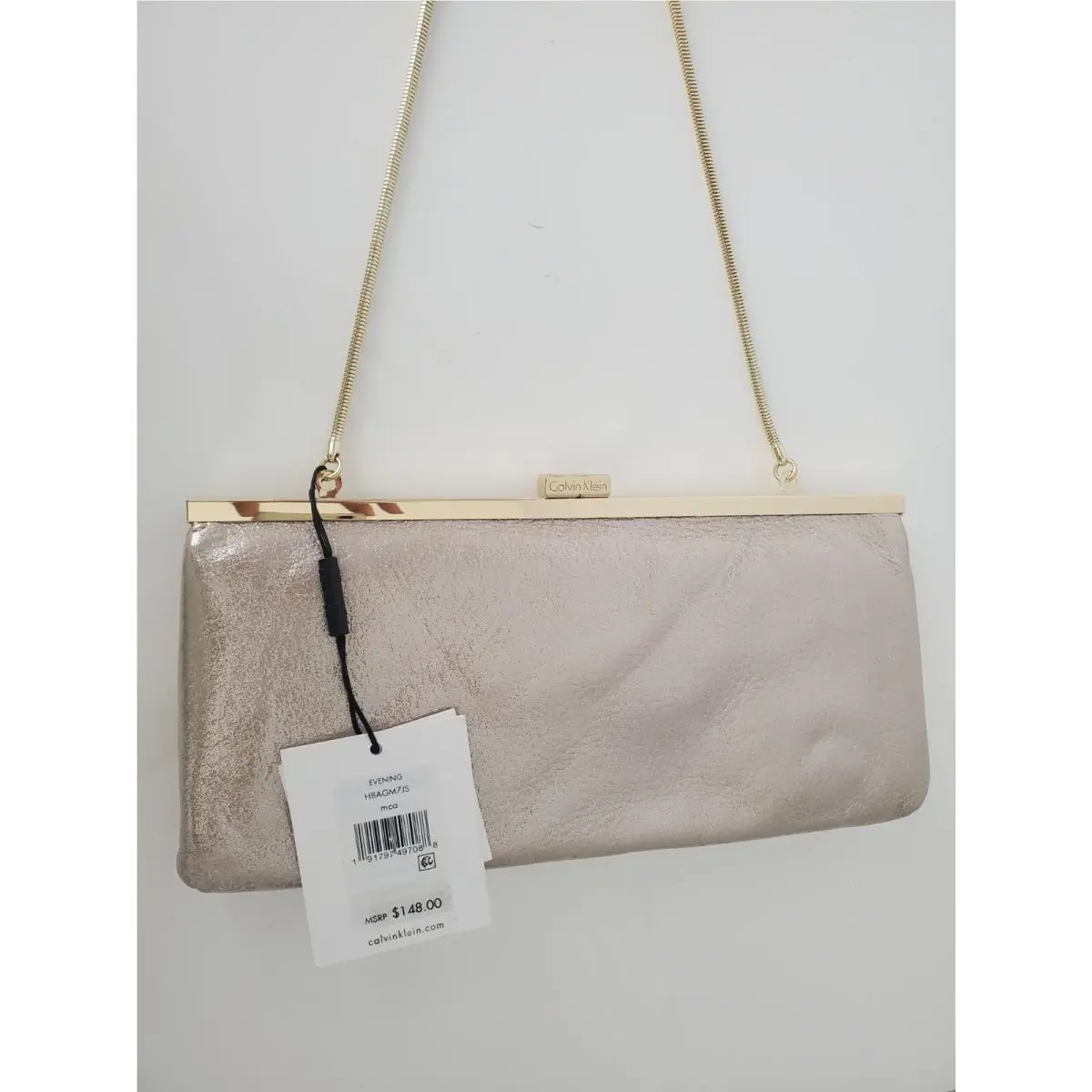 Calvin Klein Small Evening Clutch Micagold H8AGM7JS