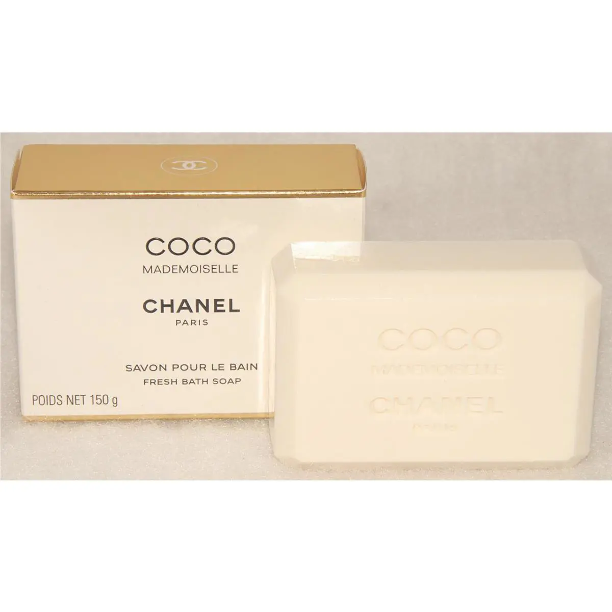Chanel Coco Mademoiselle Perfume Scented 5.3 oz Bar Bath Body Soap Box