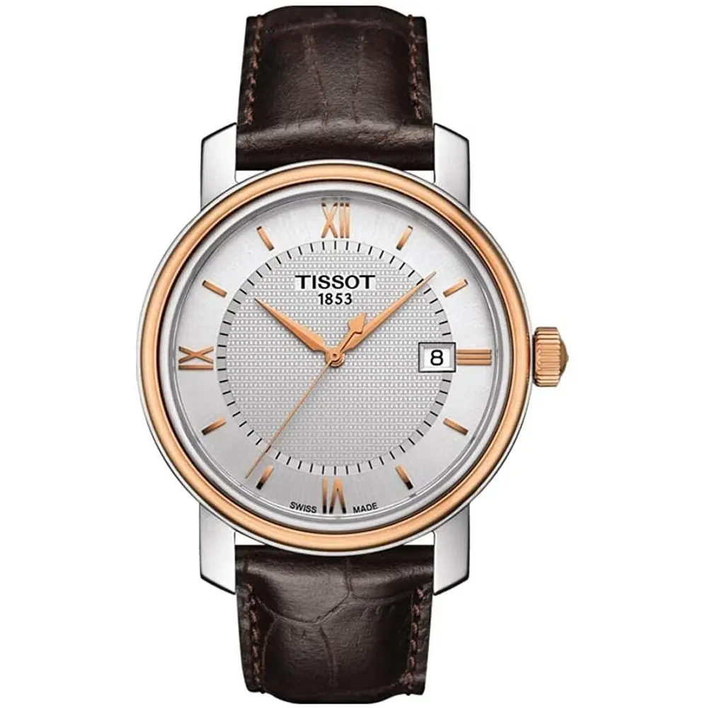 Bridgeport Quartz Silver Dial Men`s Watch T0974102603800 by Tissot