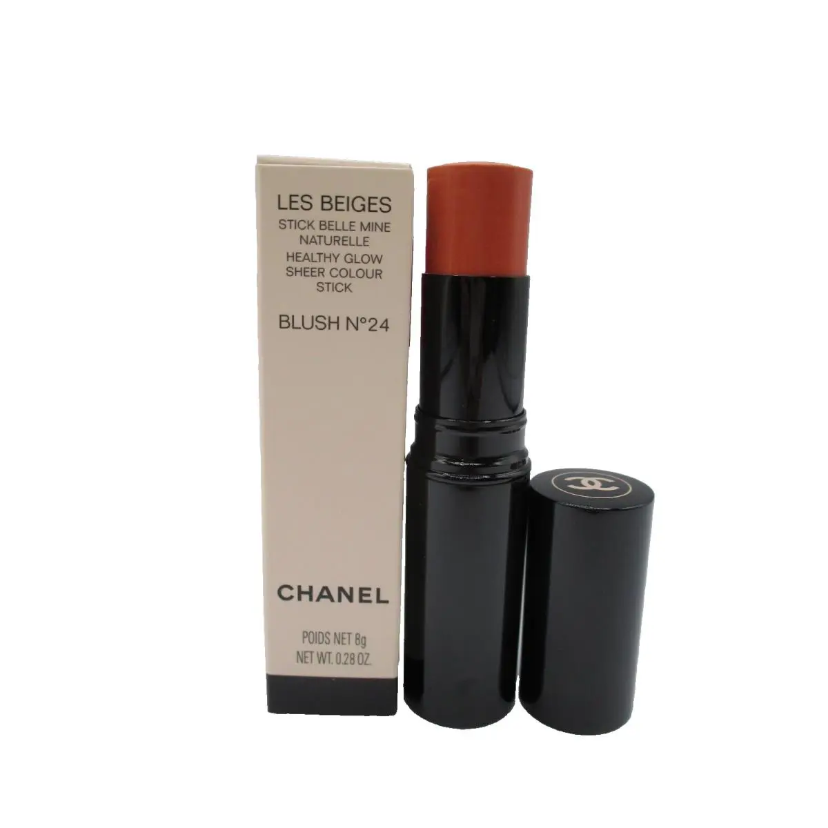 Chanel Les Beiges Healthy Glow Sheer Colour Stick No 24 0.20 oz /8 G/bnib