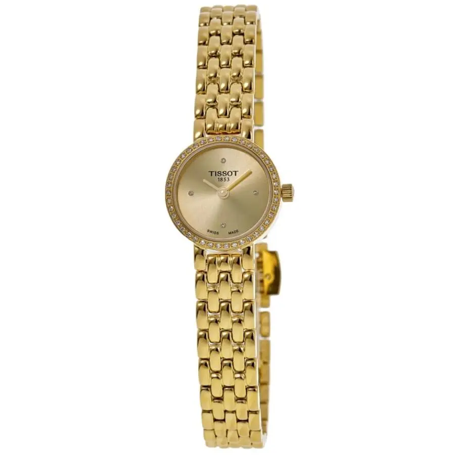 Tissot Lovely Round Champagne Dial Women`s Watch T140.009.63.026.00