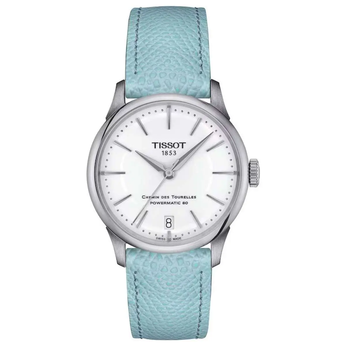 Women`s Chemin Des Tourelles 34mm Automatic Blue Watch T1392071601100 by Tissot