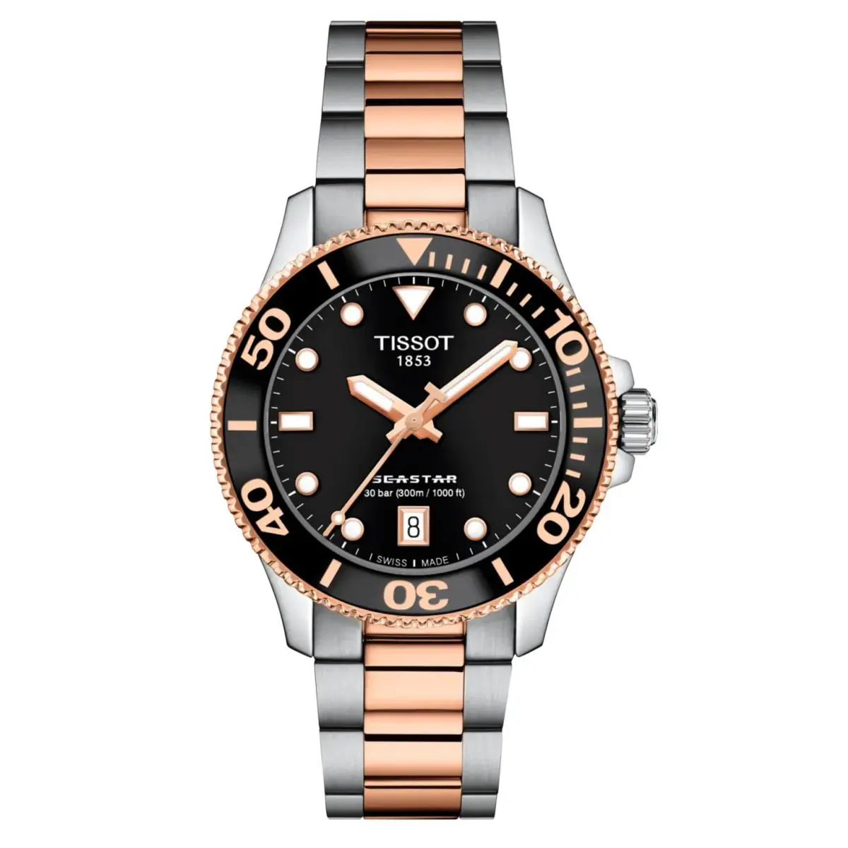 T1202102205101 Seastar 1000 36MM Quartz Two Tone T120.210.22.051.01 by Tissot