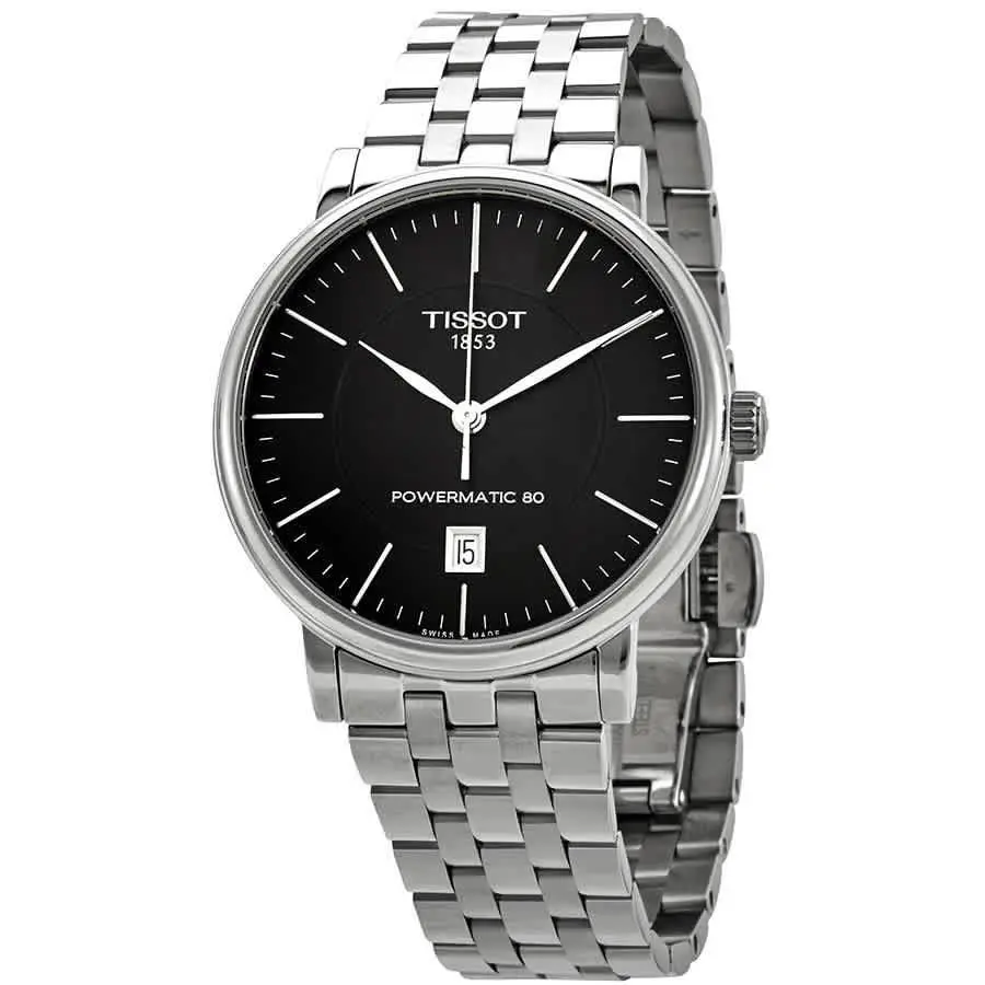 Tissot Carson Automatic Black Dial Men`s Watch T122.407.11.051.00