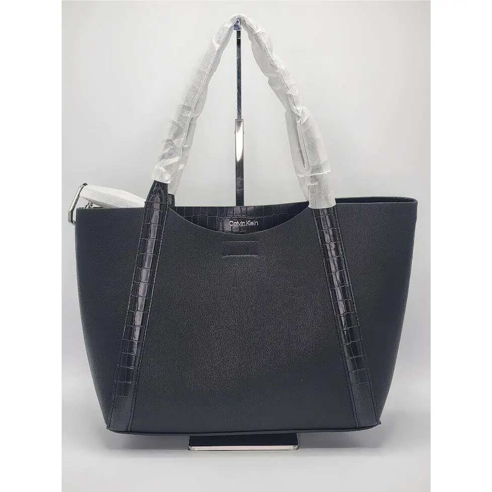 Calvin Klein Masonite North/south Tote Black