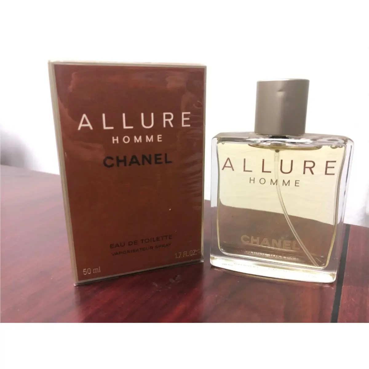 Vintage Chanel Allure Homme 1.7 FL oz Edt Spray Made In France