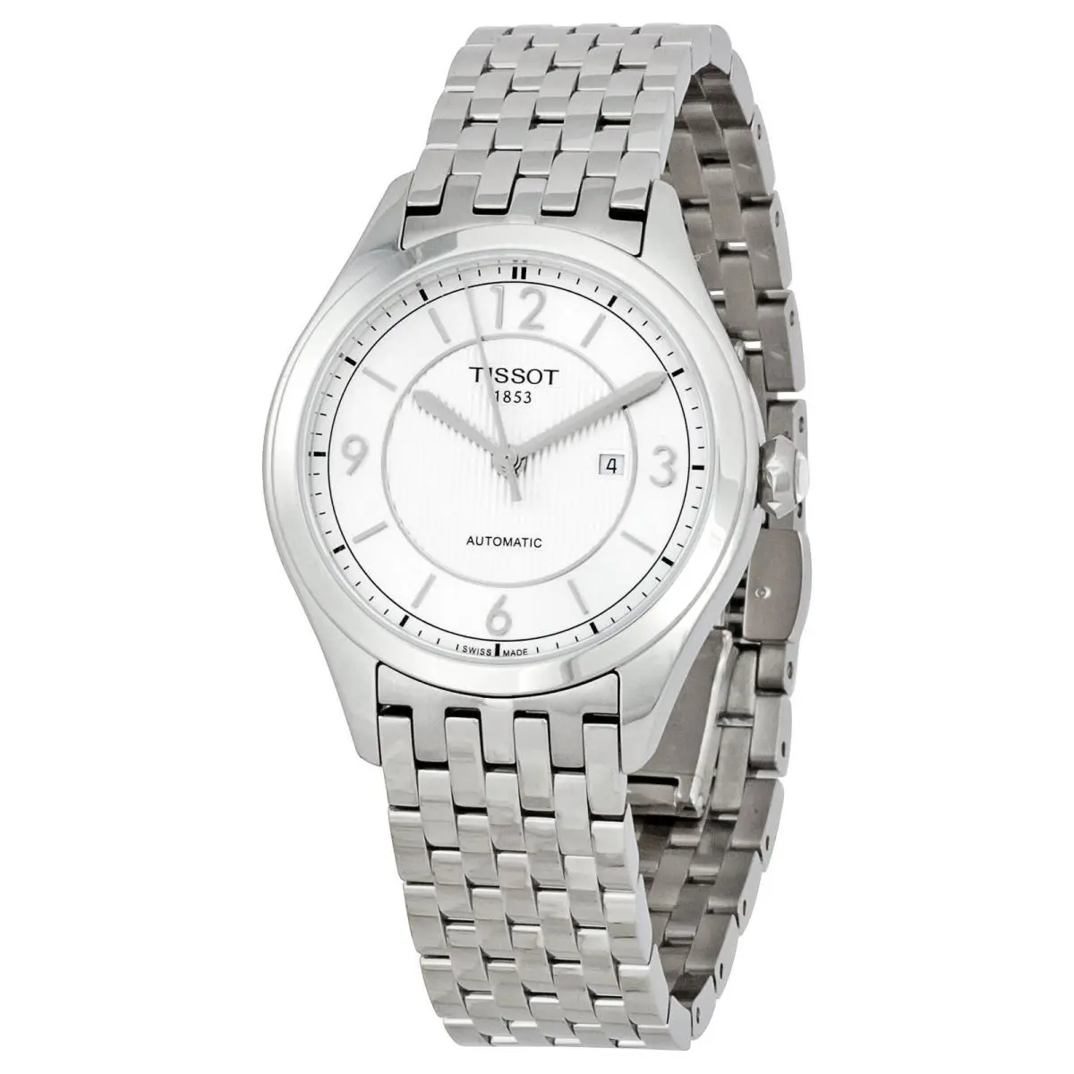 Women`s T0382071103700 T-classic Silver Dial Watch by Tissot