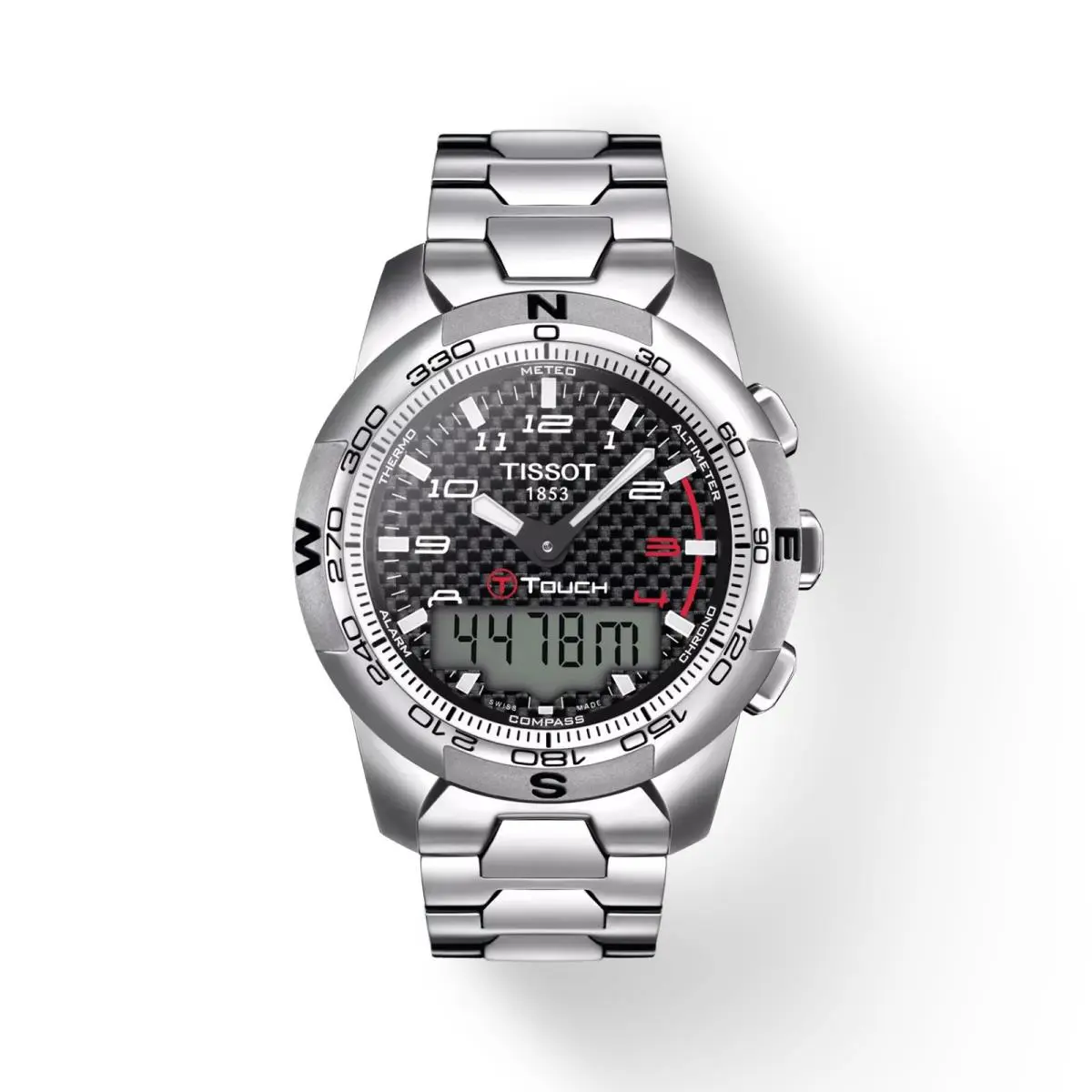 Tissot T-touch II Titanium Analog Digital Men`s Watch T0474204420700