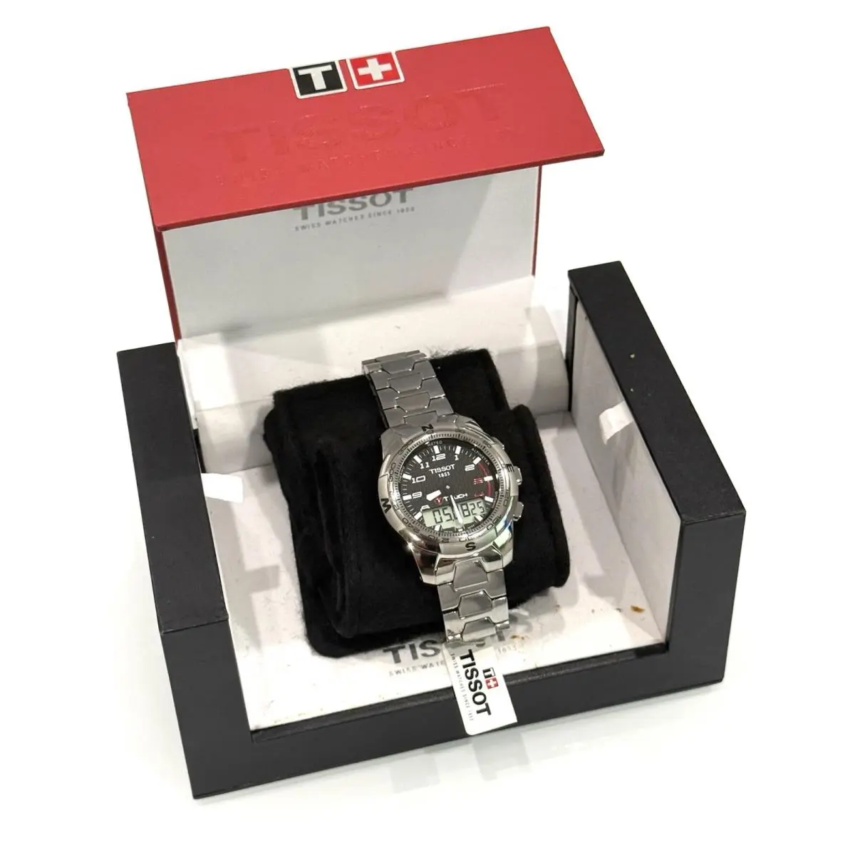 Tissot T-touch II Titanium Analog Digital Men` Watch T0474204420700