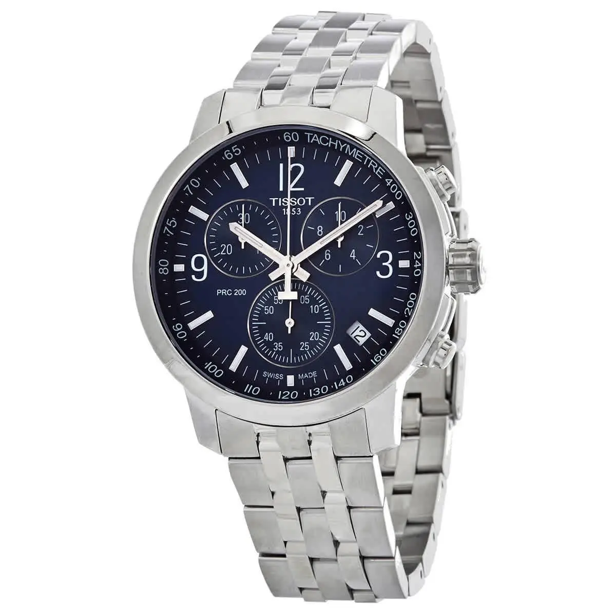 Prc 200 Chronograph Quartz Blue Dial Men`s Watch T114.417.11.047.00 by Tissot